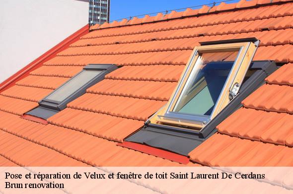 Pose et réparation de Velux et fenêtre de toit  saint-laurent-de-cerdans-66260 Brun renovation