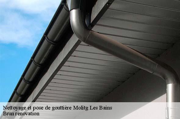 Nettoyage et pose de gouttière  molitg-les-bains-66500 Brun renovation