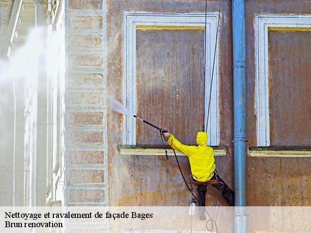 Nettoyage et ravalement de façade  bages-66670 Brun renovation