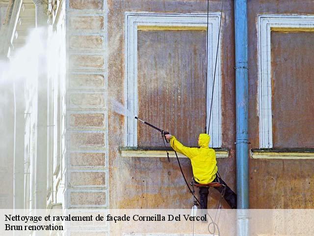 Nettoyage et ravalement de façade  corneilla-del-vercol-66200 Brun renovation