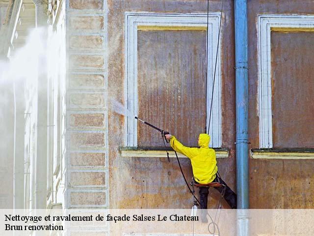 Nettoyage et ravalement de façade  salses-le-chateau-66600 Brun renovation